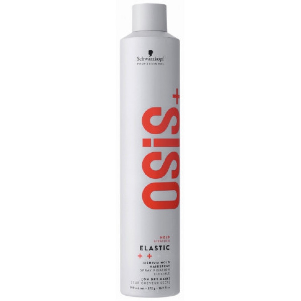 Schwarzkopf Professional OSIS+ Elastic – elastingo fiksavimo plaukų lakas, 500 ml (NHK0024)