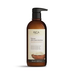 RICA Talcum After Wax Emulsion – talko emulsija po vaškinio depiliavimo, 500 ml