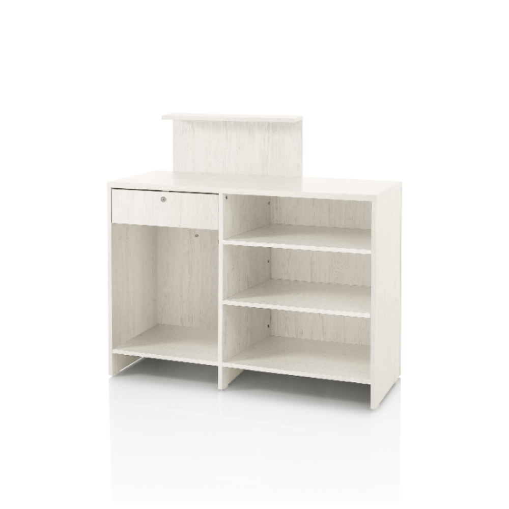 Registratūros stalas salonui VISTA CONSOLLE WHITE (375.210)