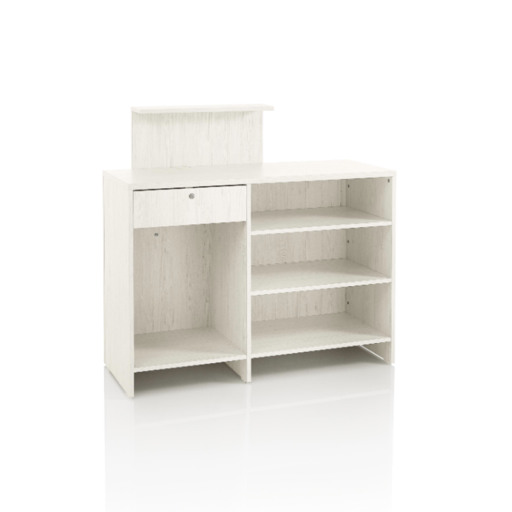 Registratūros stalas salonui VISTA CONSOLLE WHITE (375.210)