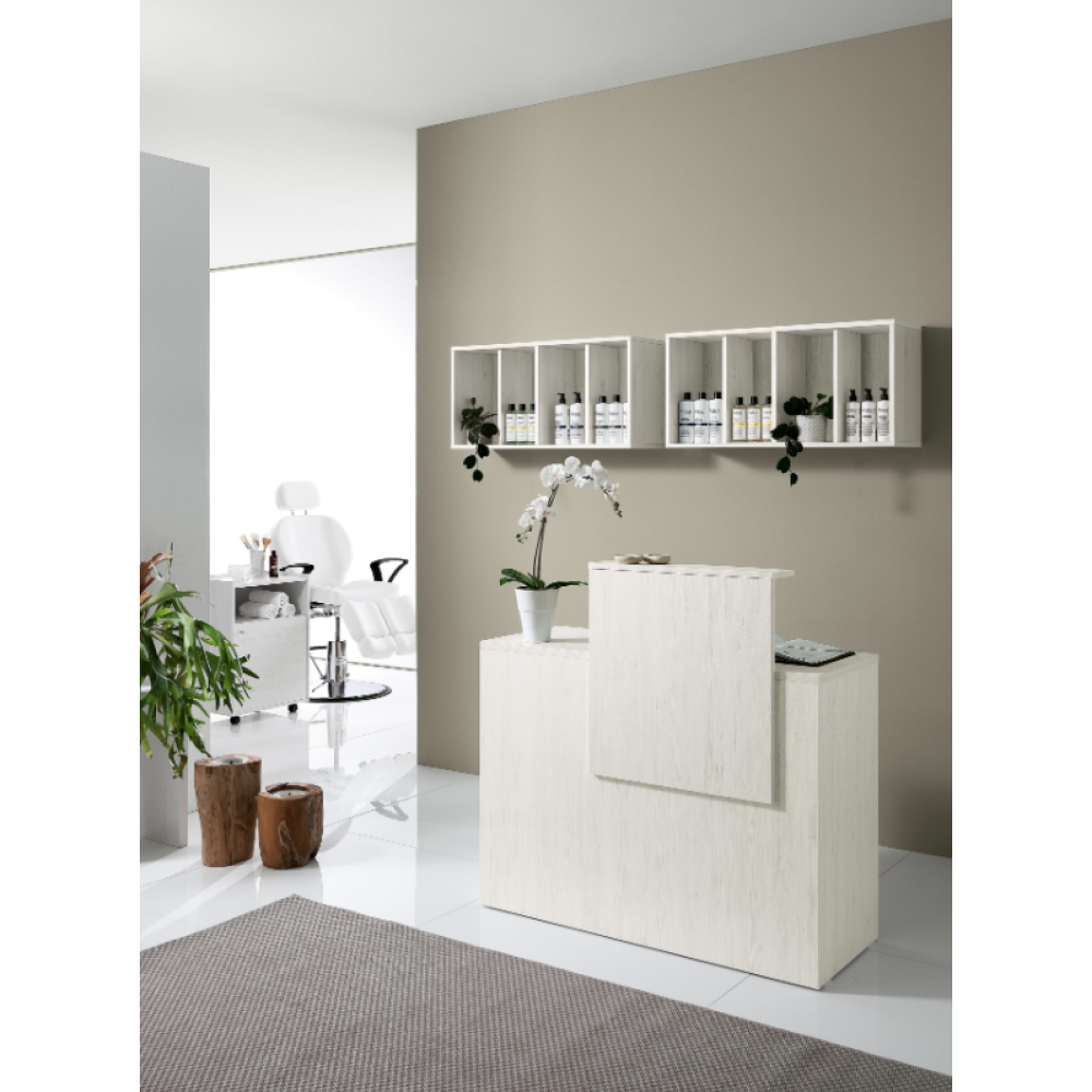 Registratūros stalas salonui VISTA CONSOLLE WHITE (375.210)