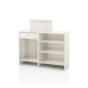 Registratūros stalas salonui VISTA CONSOLLE WHITE (375.210)