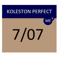 WELLA PROFESSIONALS KOLESTON PERFECT ME+ - plaukų dažai 7/07 — natūraliai šviesi ruda