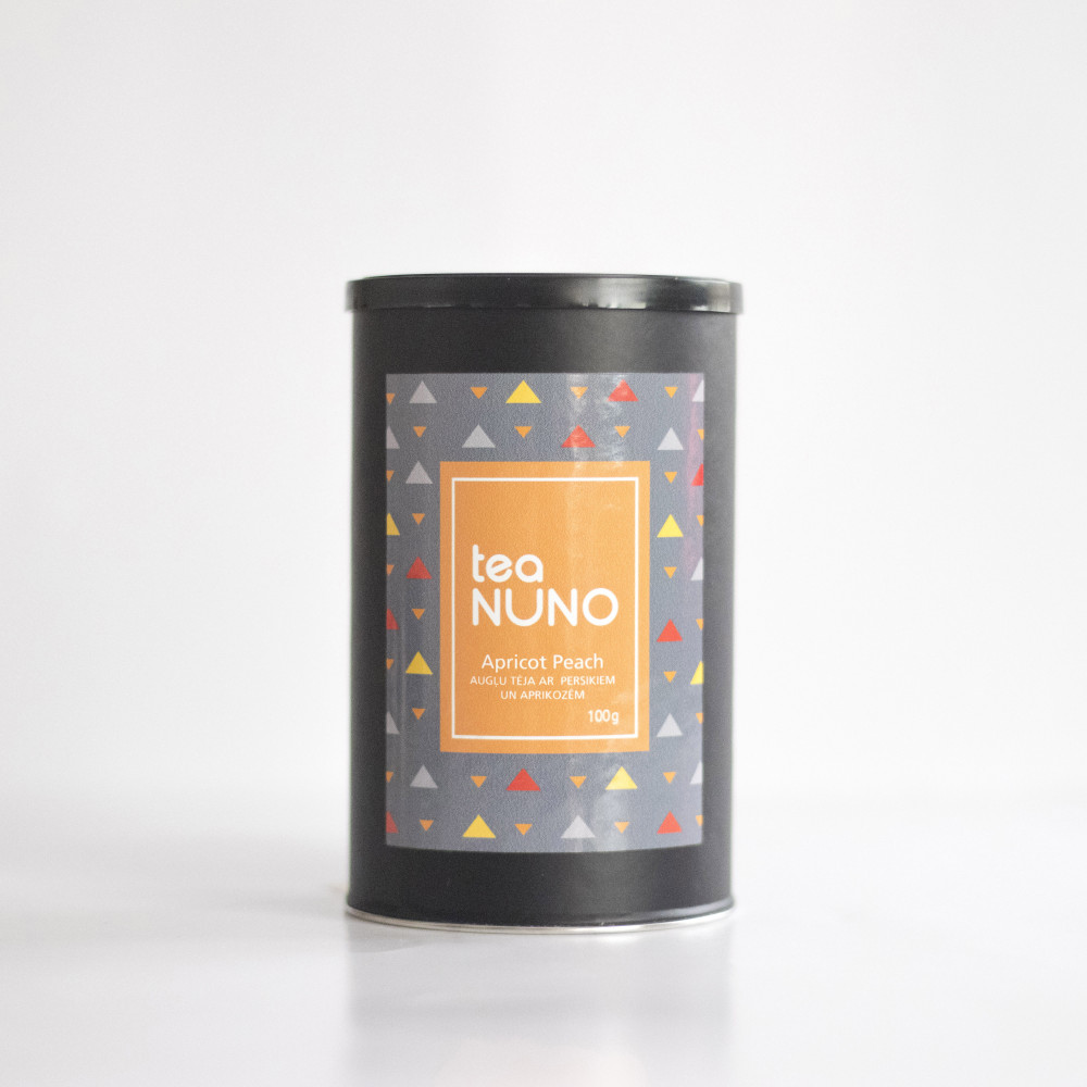 APRICOT PEACH vaisių arbata su vaisių gabaliukais, 100 g (690274/100)