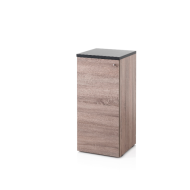 Black & oak Closed service cabinet - Praktiška uždara spintelė