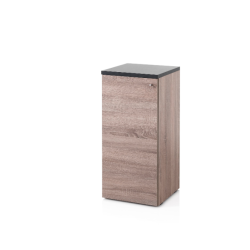 Black & oak Closed service cabinet - Praktiška uždara spintelė