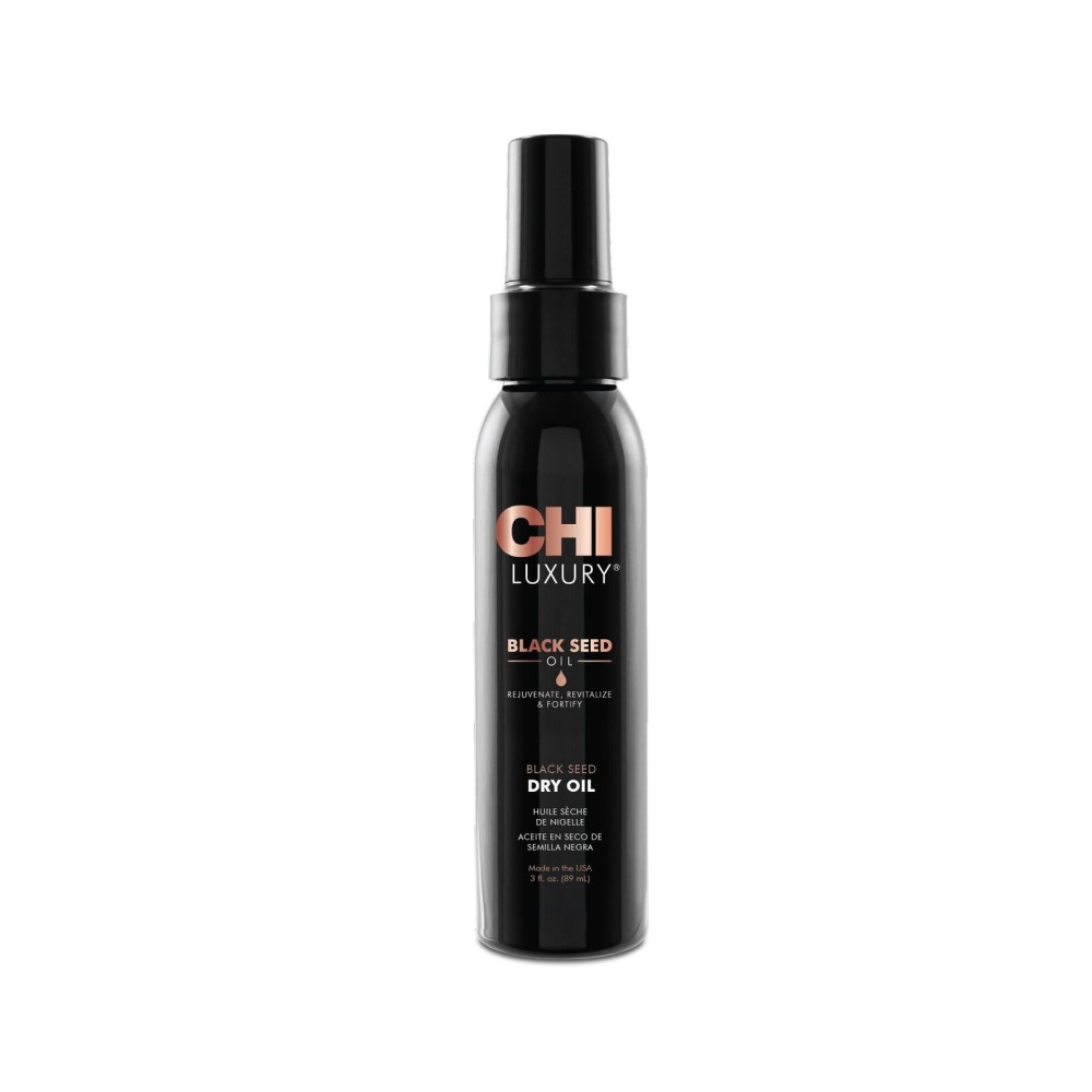 CHI LUXURY Black Seed Oil – juodųjų kmynų aliejus plaukams, 89 ml (blackseed-dryoil)