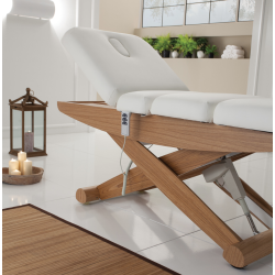 Profesionali elektrinė masažo kušetė su trimis varikliais ir chromoterapijos funkcija COLONIAL WOOD SPA