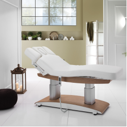 Profesionali elektrinė masažo kušetė su keturiais varikliais ir chromoterapijos funkcija OCEAN WOOD SPA