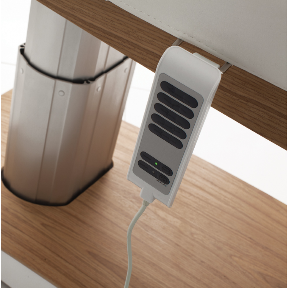 Profesionali elektrinė masažo kušetė su keturiais varikliais ir chromoterapijos funkcija OCEAN WOOD SPA (376.002)