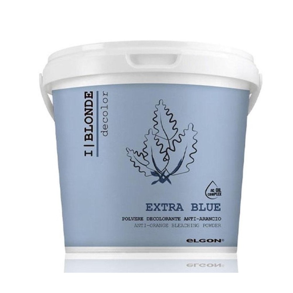 ELGON Decolor I Blonde Extra Blue – plaukų balinimo pudra, mėlyna (elg-31)