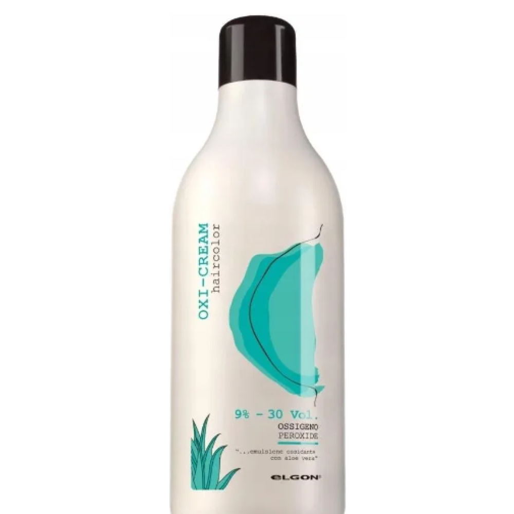 ELGON Oxi-cream haircolor 9% - oksidacinė emulsija su alaviju, 1000 ml (elg-40)