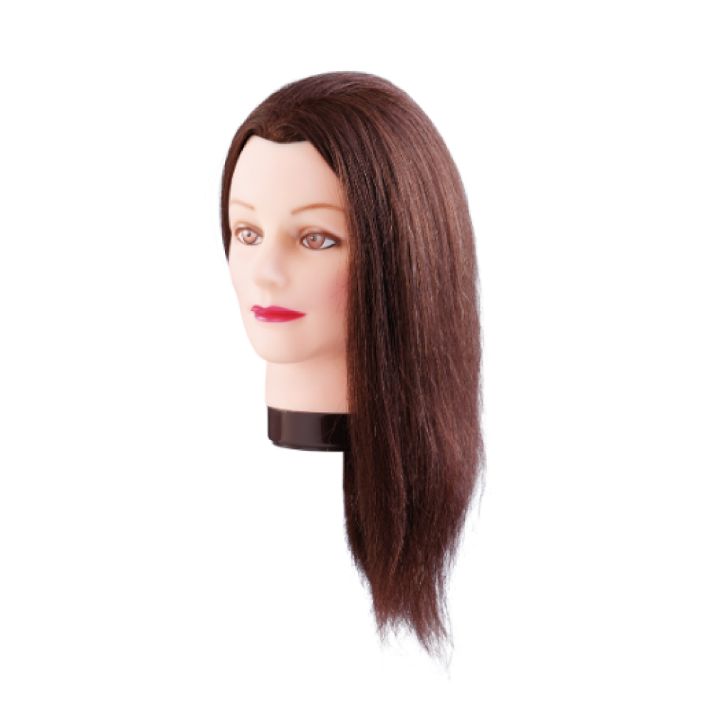 Manekeno galva/manekenas Estelle su natūraliais plaukais 50 cm (7000829)