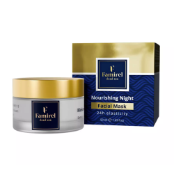 FAMIREL Nourishing Night Facial Mask with Dead Sea Minerals, 50ml