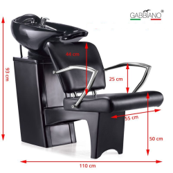 GABBIANO Q-2278 kirpyklos plautuvė su kėde