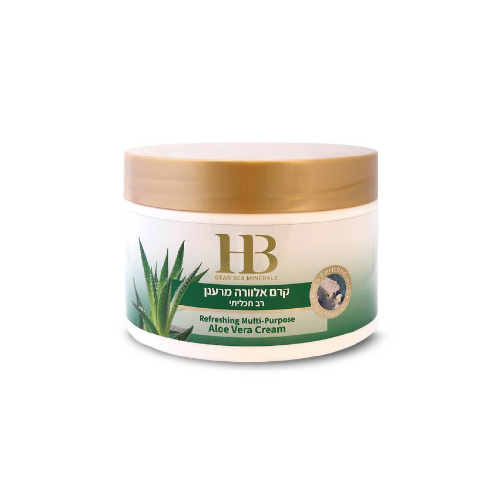 HEALTH&BEAUTY Gaivinantis daugiafunkcinis Aloe Vera kremas, 350 ml (hb-aloe-350)
