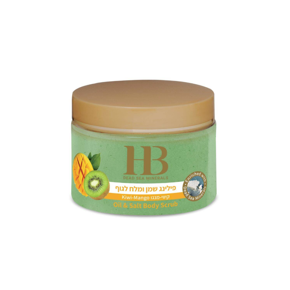H&B Aromatic Body Scrub Kiwi–Mango – kūno šveitiklis su kivio ir mango ekstraktu, 450 g (H&B54)