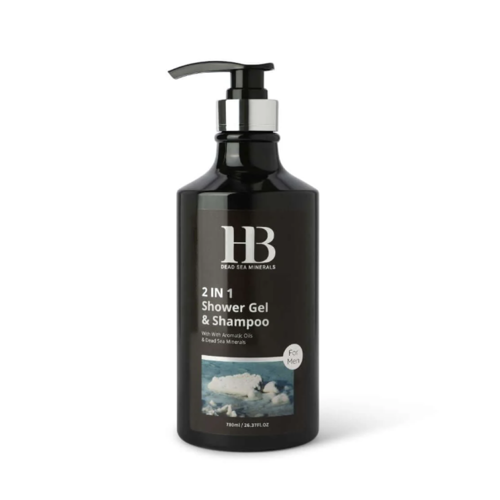 HEALTH&BEAUTY Dušo želė ir šampūnas vyrams, 780 ml (H&B00092)