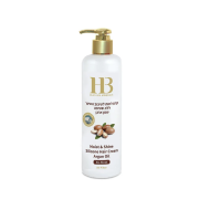 H&B Moist & Shine Argan Oil Hair Cream No-Rinse – drėkinantis ir blizgesį suteikiantis plaukų kremas su argano aliejumi ir silikonu, nenuplaunamas, 400 ml