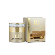 H&B PREMIUM LINE Multi-Active akių gelis su hialurono rūgštimi ir ikrais, 50 ml