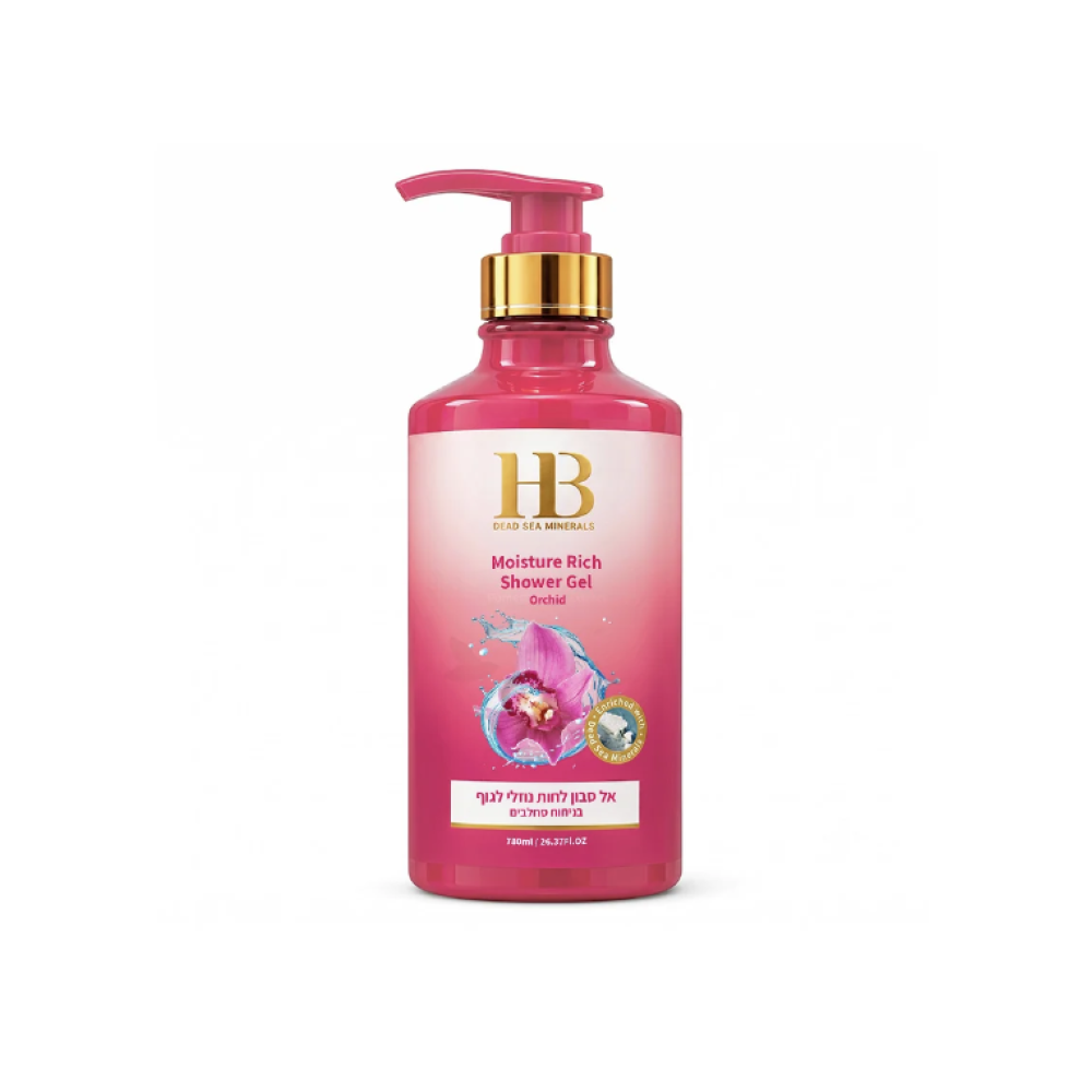 HEALTH&BEAUTY Drėkinamasis dušo kremas „Orchidėja“, 780 ml (H&B00094)