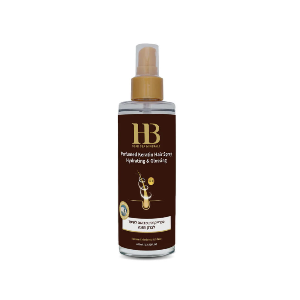 HEALTH&BEAUTY Parfumuotas keratino plaukų purškiklis (drėkinimas ir blizgesys), 200 ml (hb-hair-spray)