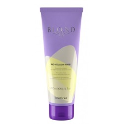 Inebrya Blondesse No-Yellow Mask – kaukė šviesiems arba žiliems plaukams, 250 ml