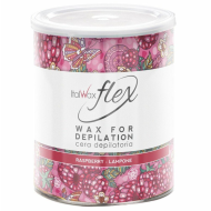 ItalWax Flex Raspberry vaškas — titano dioksido vaškas su aviečių aromatu, 800 ml