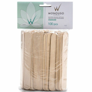 ItalWax medinės špachtelės, standartinės, 100 vnt.