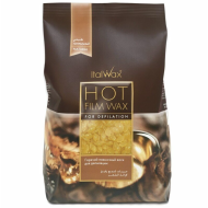 ItalWax Hot Film Wax NATURAL — permatomas plėvelinis vaškas NATURAL, 1000 g