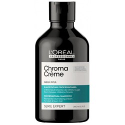 L'Oreal Professionnel Serie Expert Chroma Crème Green Shampoo – šampūnas su žaliais pigmentais, 300 ml