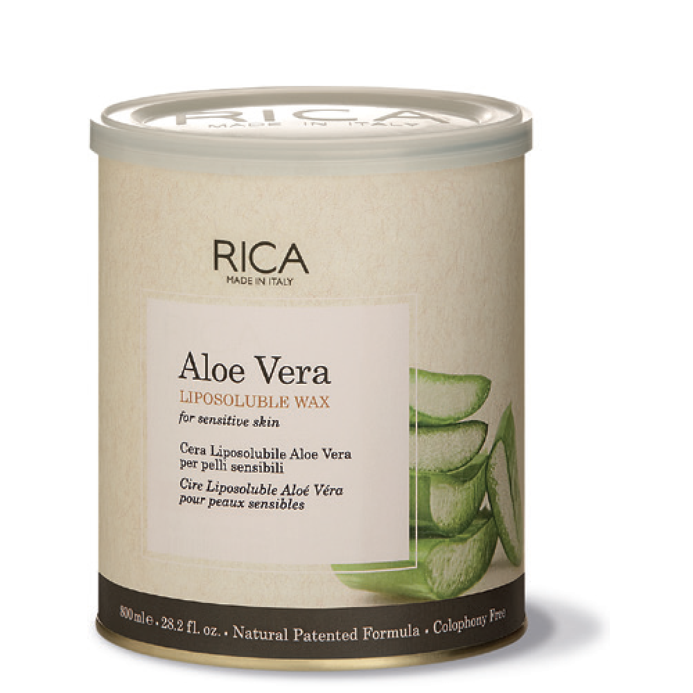 RICA Aloe Vera vaškas su alavijo ekstraktu, 800 ml (CDAL8)