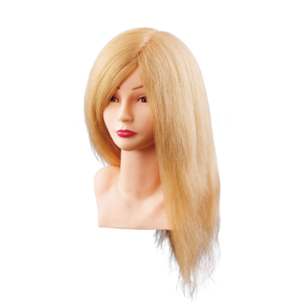 Manekeno galva Louisa, blondinė su natūraliais plaukais, 40 cm (7000799)