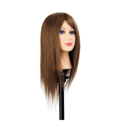 Mokomoji galva Chiara, ruda — natūralūs plaukai, 35-40cm