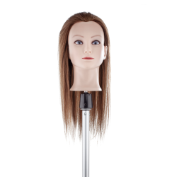 Mokomoji galva Chloe, ruda — natūralūs plaukai, 50 cm
