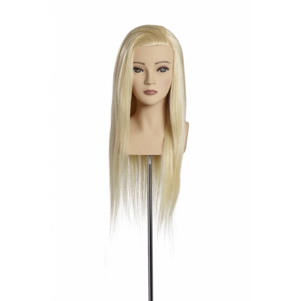 Manekeno galva Elena su 100 % natūraliais plaukais, 50 cm (man-gal-elena)