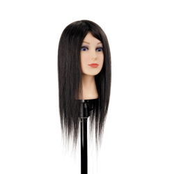 Mokomoji galva Milana, ruda — natūralūs plaukai, 45-50cm