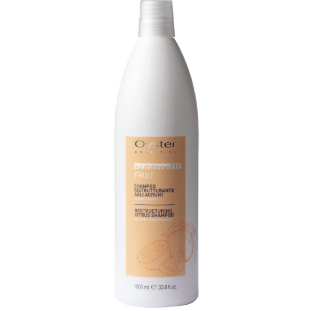 Oyster FRUIT SUBLIME Citrus Shampoo - atnaujinantis šampūnas, 1000 ml (OYSH07100200)