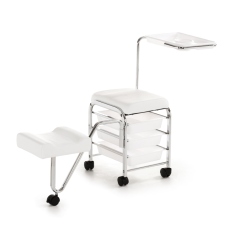 Pedikiūro vežimėlis su sėdyne PEDICURE SERVICE