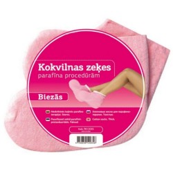 Medvilninės kojinaitės parafino terapijos procedūroms, 1 pora