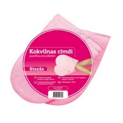 Medvilninės pirštinės parafino terapijos procedūroms, 1 pora