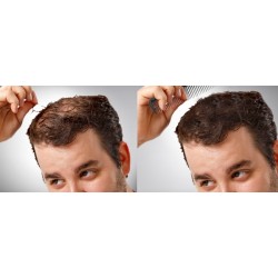 HAIR EFFECT Medium Brown 5-6 – plaukų skaidulų pudra, vidutinės rudos spalvos, 26 g