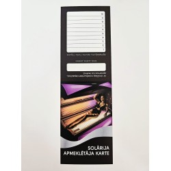 Soliariumo lankytojo kortelė