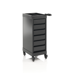 Kirpyklos įrangos vežimėlis CARRELLO SOLID PRO BLACK