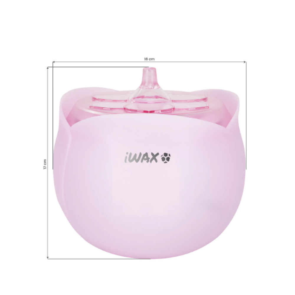 Vaško šildytuvas iWax Flower 100 W, rožinis (149530)