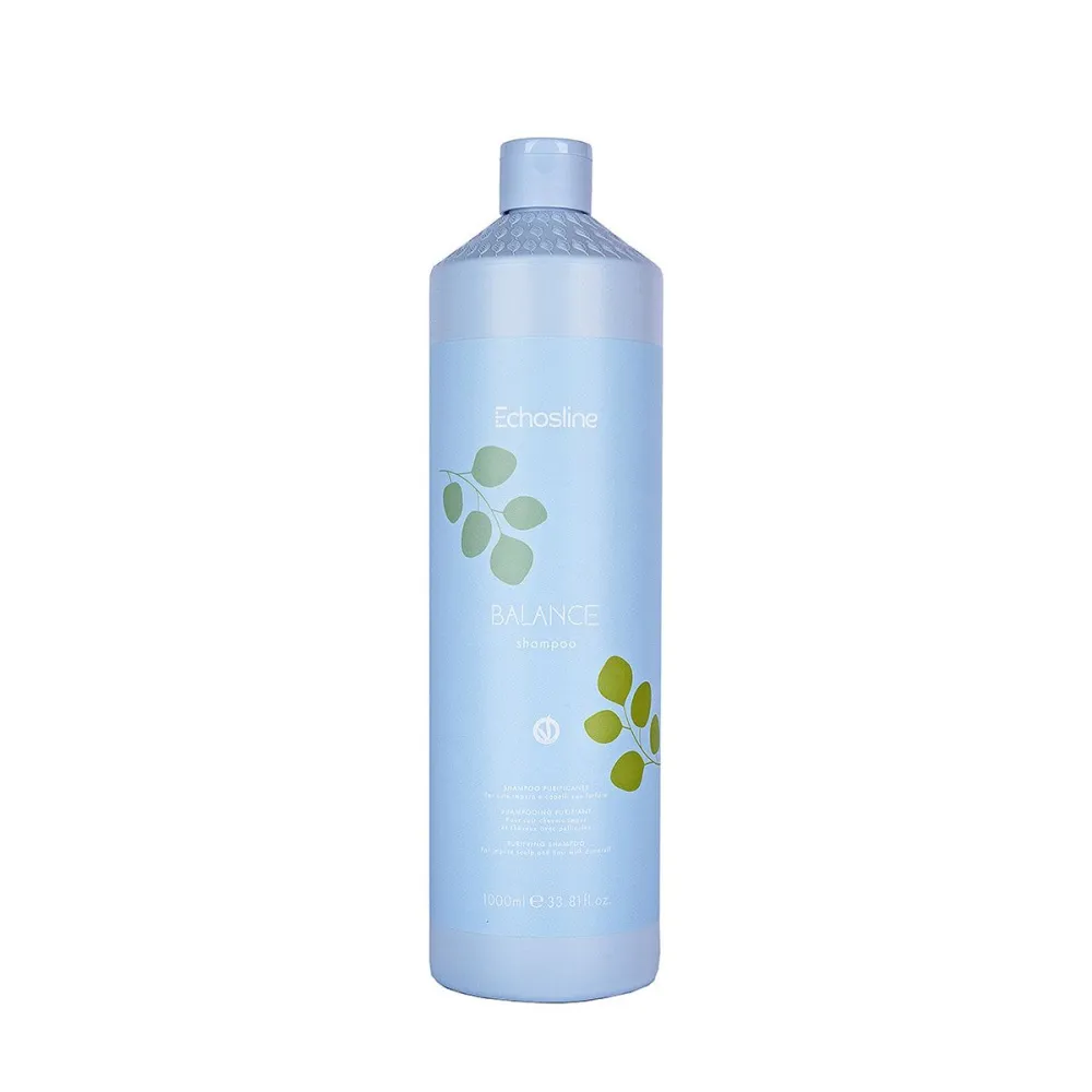 ECHOSLINE Balance Shampoo – Valomasis šampūnas, 1000 ml