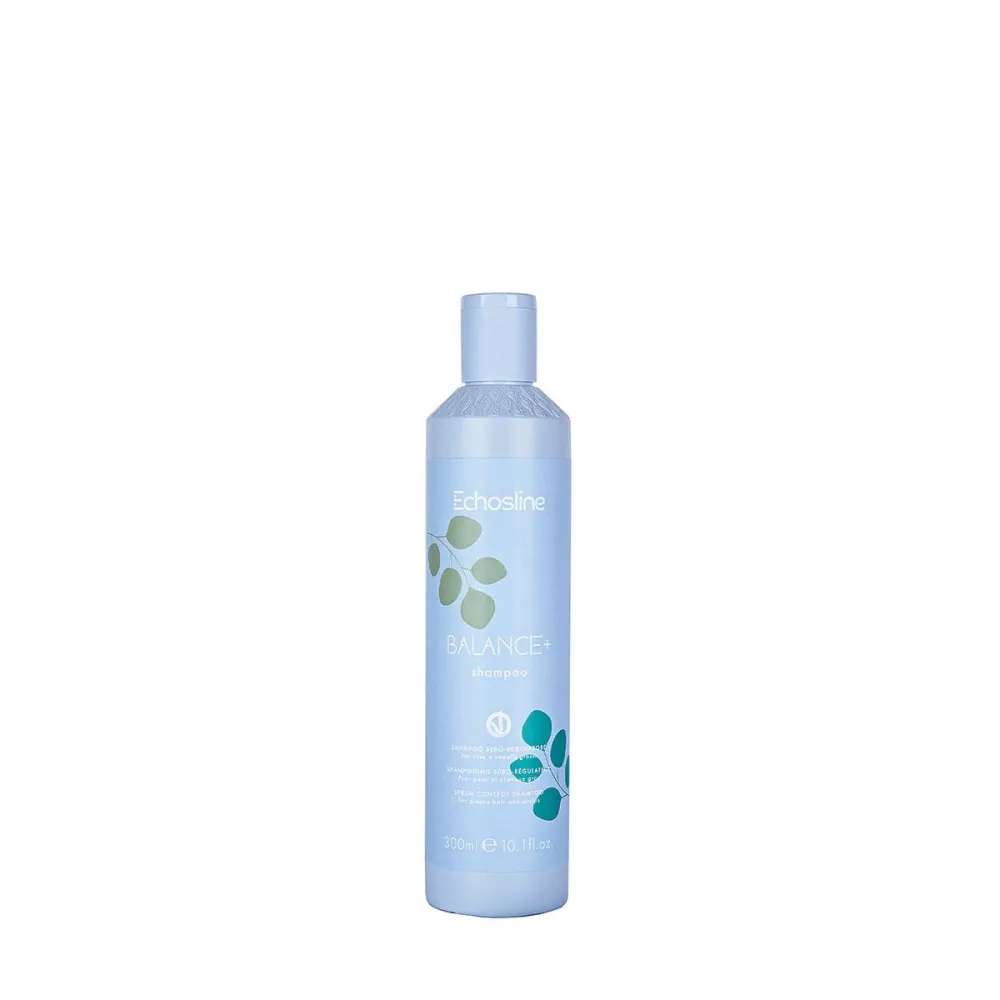 ECHOSLINE Balance+ Shampoo — Seboreguliuojantis šampūnas, 300 ml