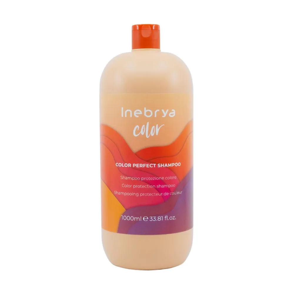 Inebrya Color Protection Shampoo - šampūnas plaukų spalvos apsaugai, 1000 ml