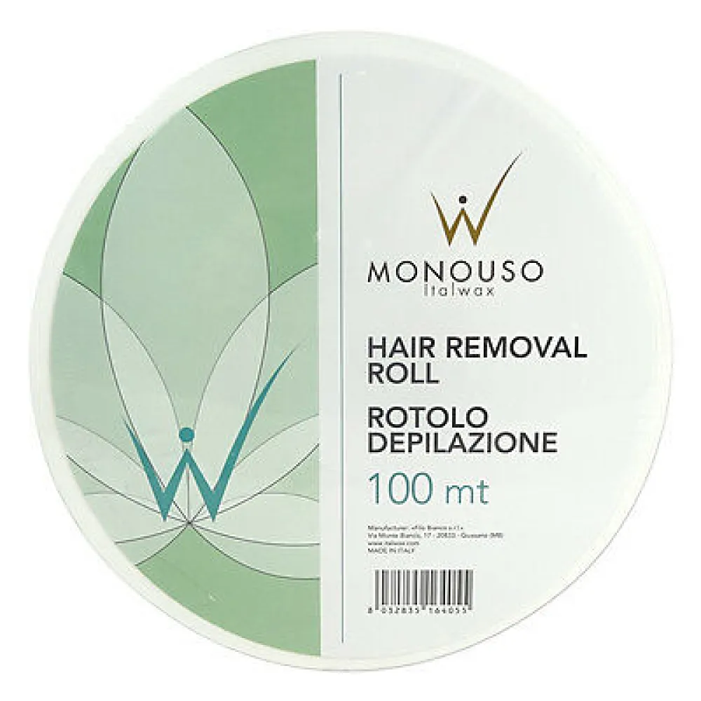 ItalWax MONOUSO depiliacijos popierius, ritinys, 100 m