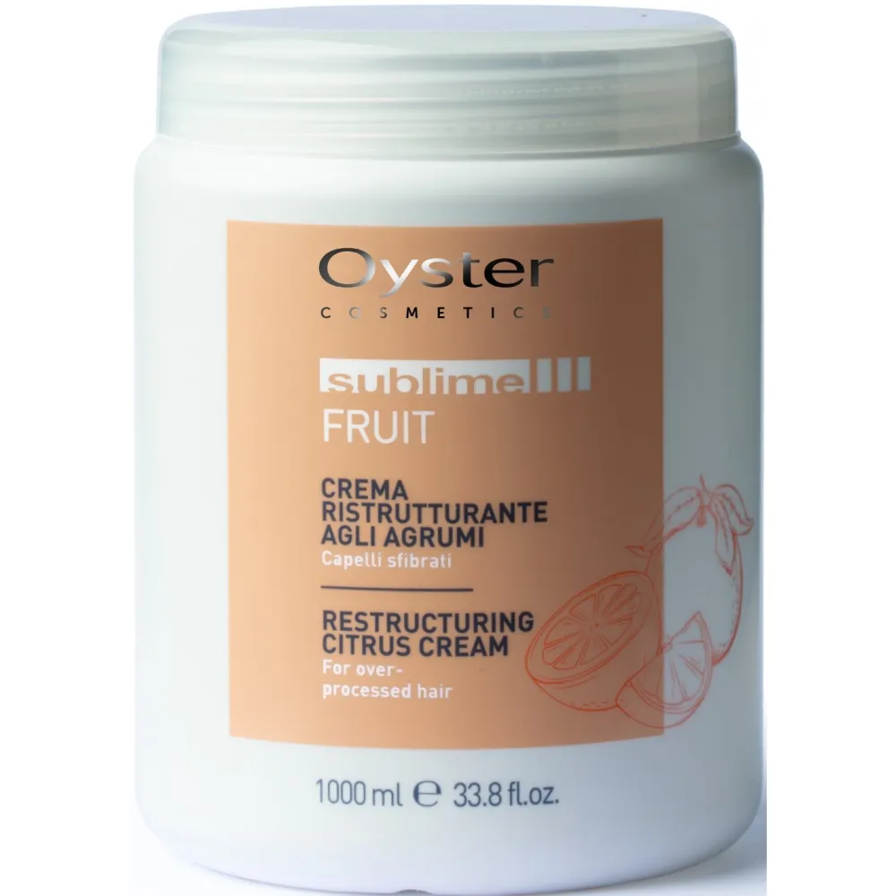 Oyster FRUIT SUBLIME Citrus Mask - Atnaujinanti kaukė-kremas, 1000 ml